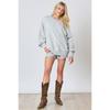 Autumn and Winter New Women's Clothing Pearl Bow Decorative Long-sleeved Top Casual Sweater