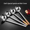 Jinglingxin Extra Thick Stainless Steel Wok Ladle & Shovel