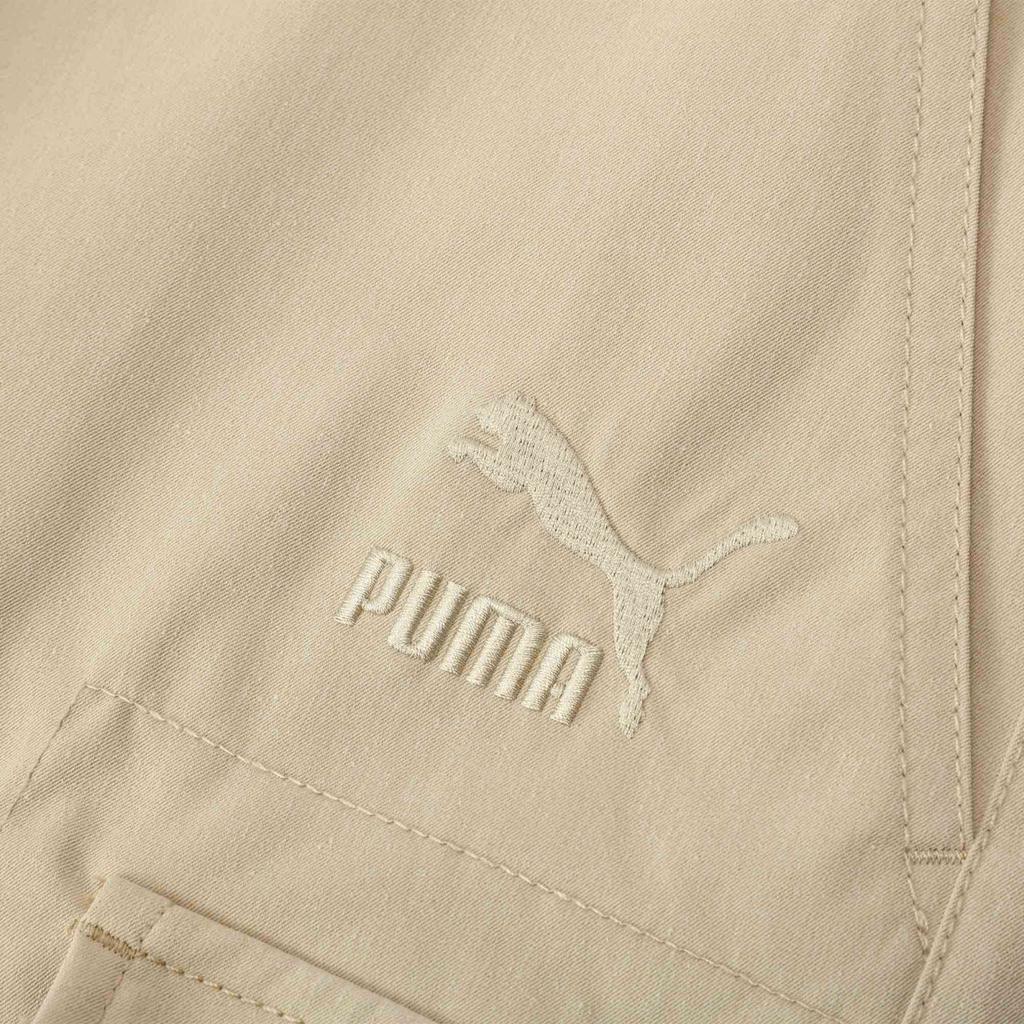 Puma Classics Das Indigo Cargo Casual Fashion Simple Loose Versatile Shorts Men Shorts Khaki 677388-88