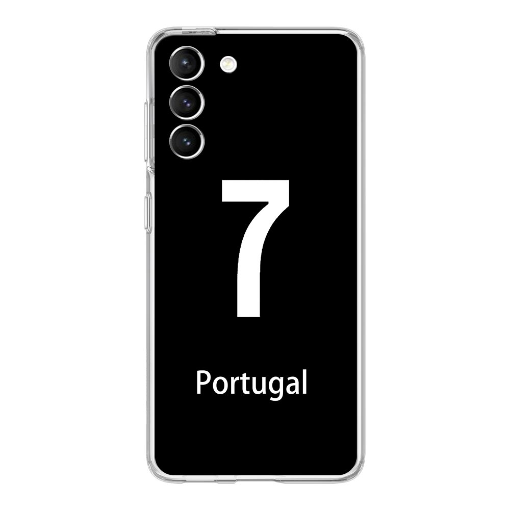 Portugal Flag Soccer 7 Phone Case For Samsung Galaxy S22 5G S20 Ultra S21 FE 5G S10E S9 S8 S10 Plus Note 20 10 Soft Clear Cover