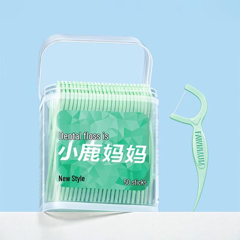 FAWNMUM Ultra-Fine Dental Floss Sticks