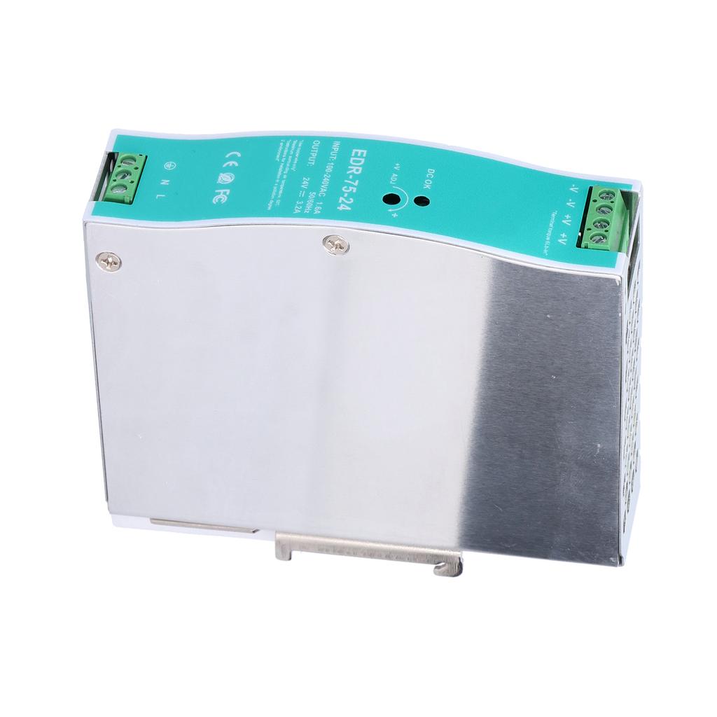 Rail Power DinRail Industrial Switching Supply Electrical DC 24V AC 100240V EDR7524