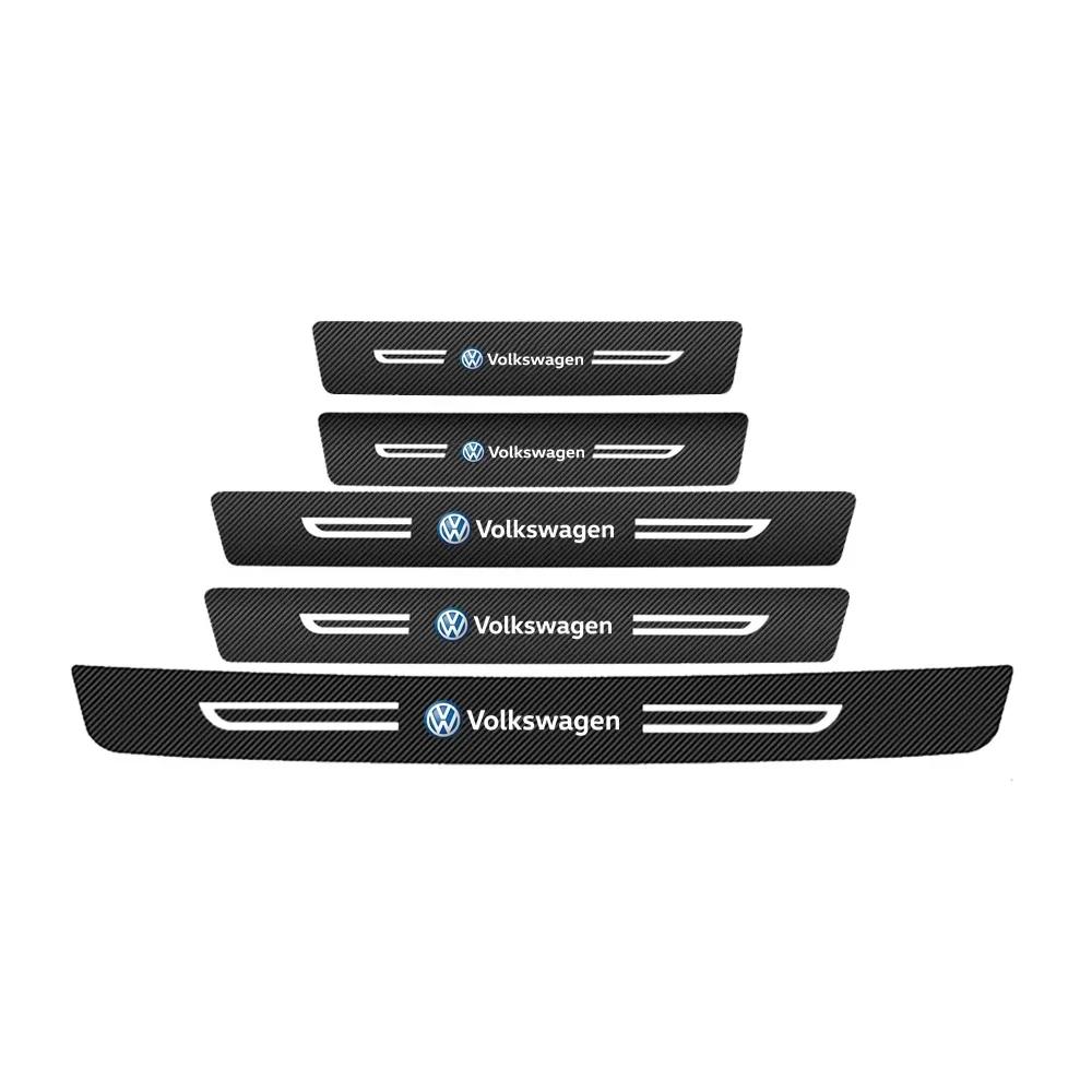 2026 Hot For Volkswagen VW Car Door Threshold Protector Decal for Volkswagen Passat Tiguan Golf Bora Jetta Sharan T5 T3 Magotan