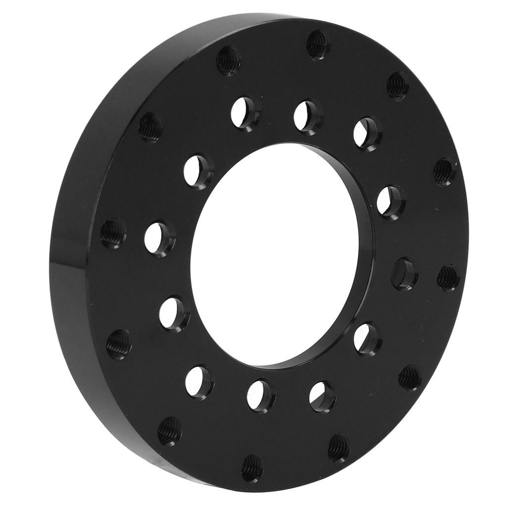 Alloy Steering Wheel Adapter Plate Black Replacement Accessories Car Gaming Steering Wheel Adapter