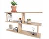 Luna Wall Shelf Oak Artisan Hanging Cabinet Bookshelf 2 Versions Per