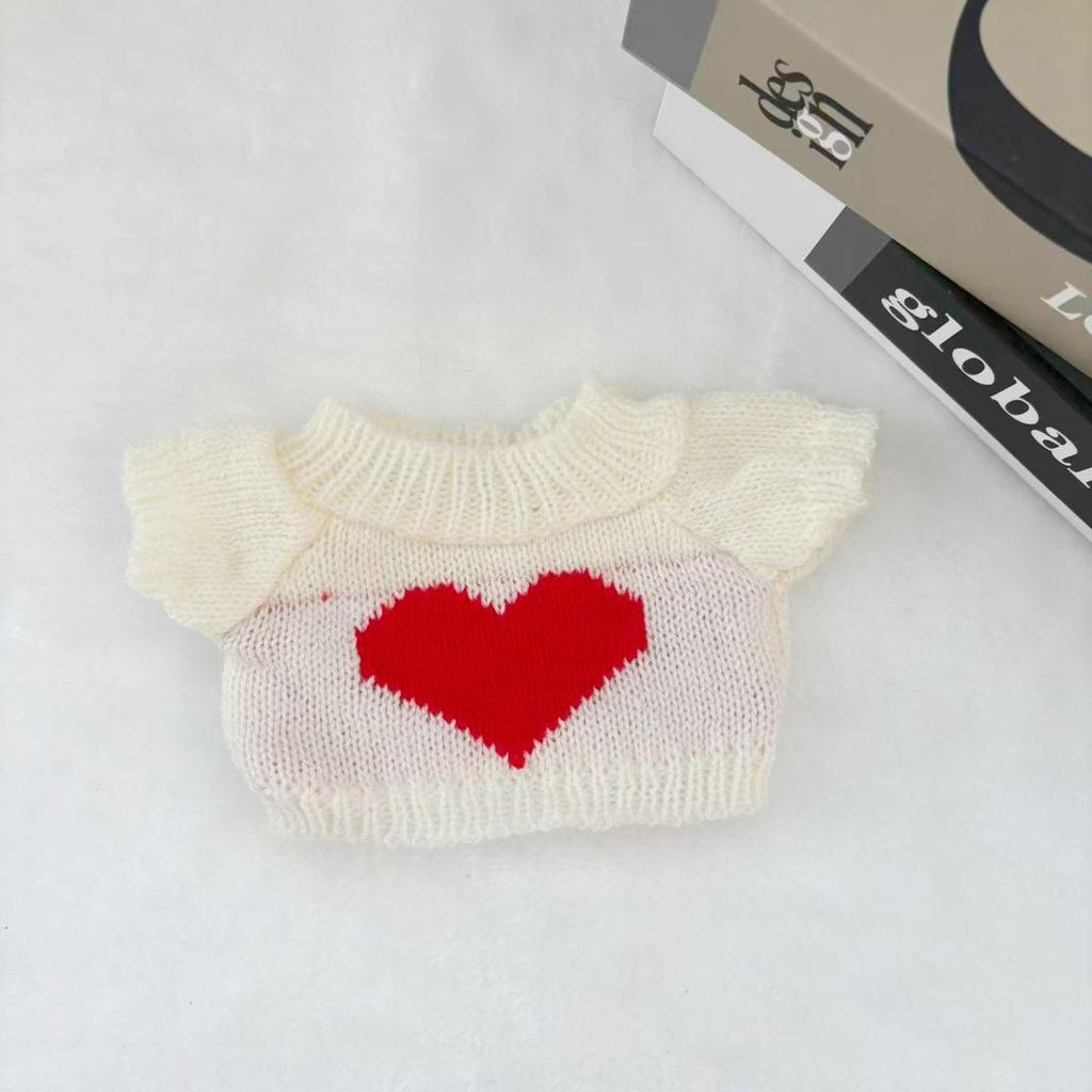 Little Bear Cotton Hoodie Sweater for 30cm Plush Doll Toy Accessories
