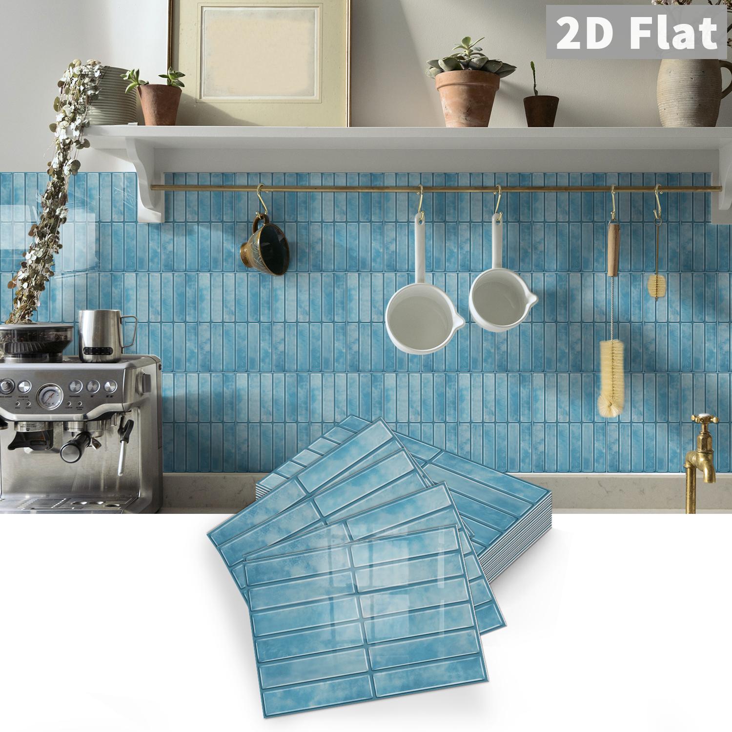 

Self-adhesive tile decals, peel-and-stick tile stickers, splash-proof wall decor for kitchens and bathrooms, bedroom decor (as the picture,20pcs)