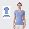 LU3.0 Women's Quick-Dry Short Sleeve Yoga Top for Fitness and Running