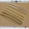5pcs/Lot Vintage Antique Bronze Hair Jewelry U Shaped Hairpins Barrettes Retro Long Arch Pin Hair Wear Accessories Decoration