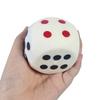 2.56" Squishies Dice Kawaii Soft Slow Rising Large 6-Sided Dice with Dots Stress Relief Kids Toys Collection Decorative Props