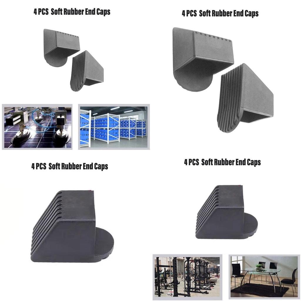 Hochwertige Kunststoff-Fußkappen für Sportgeräte und medizinische Möbel Halten Ihre Böden kratzfrei Set mit 4 Stück