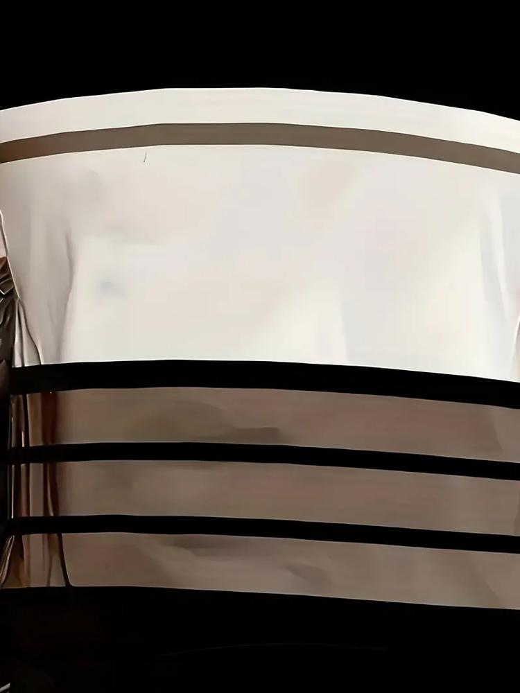 Simple Fashion Striped Print T-Shirt Men's Casual Men's Top Summer Fashion Men's Street T-Shirt