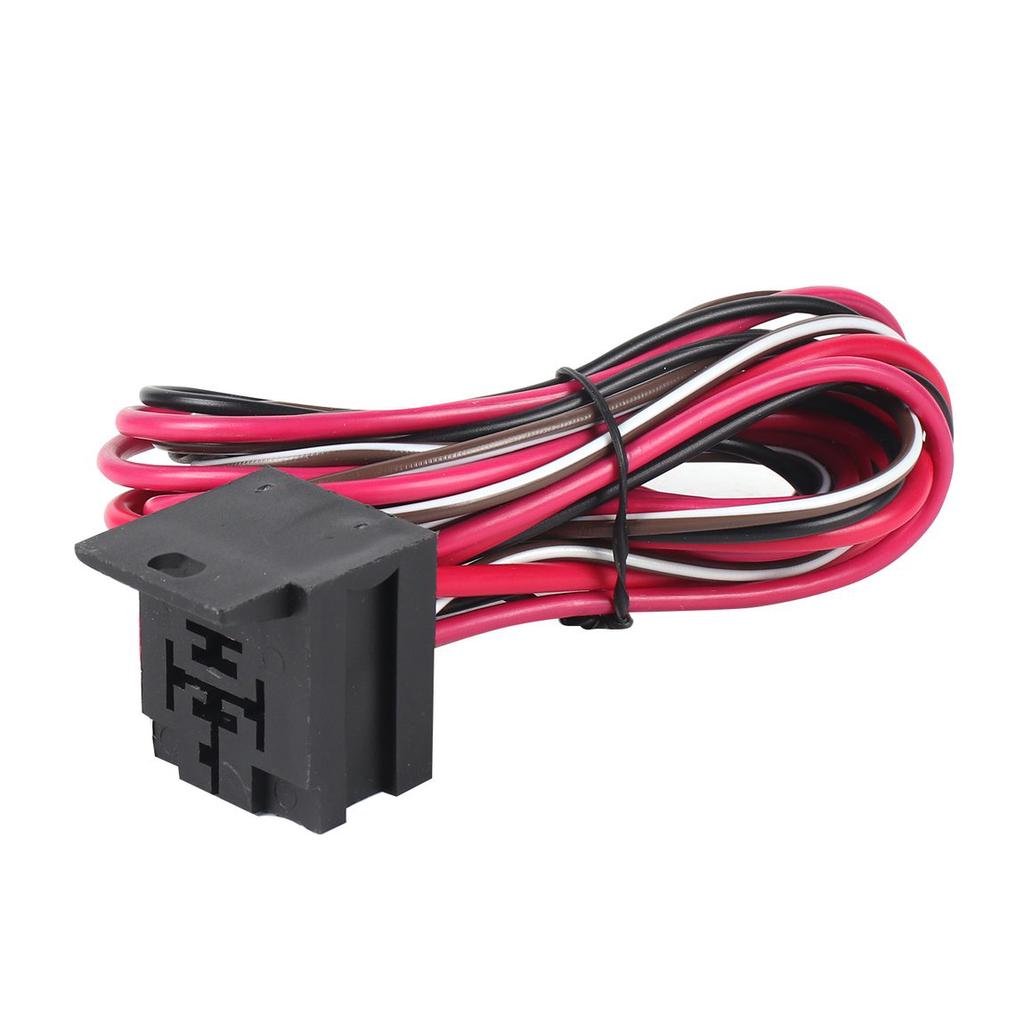 Electric Fan Wiring Install Kit Complete Thermostat 50 Amp Relay 185