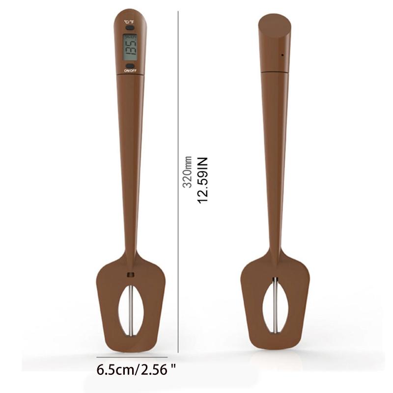 Silicon Candy Thermometer Digital Spatula Thermometer Professional  Temperature Reader and Stirrer for Kitchen Cooking