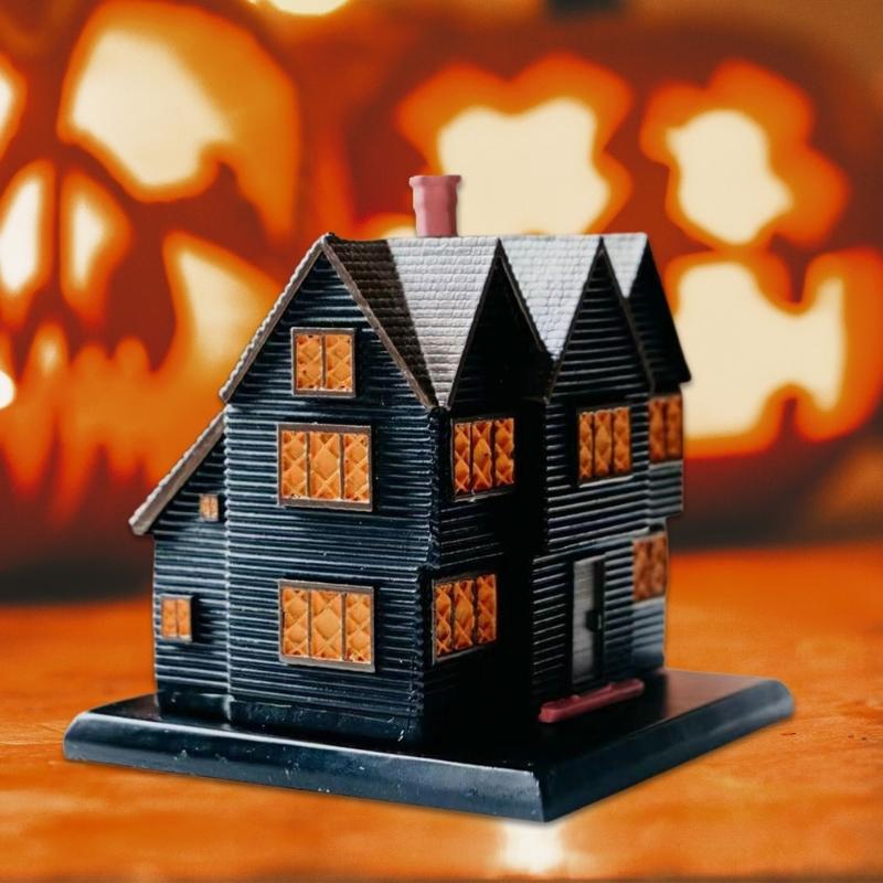 Halloween Themed Witches Cottage Incenses Holder Holder Halloween Decorations for Festives Ambiances