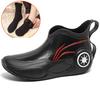 Men's Outdoor Short Tube Fishing Rain Boots Fashion Non-slip Waterproof Rain Boots Indoor Kitchen Work Rain Boots Car Wash Boots