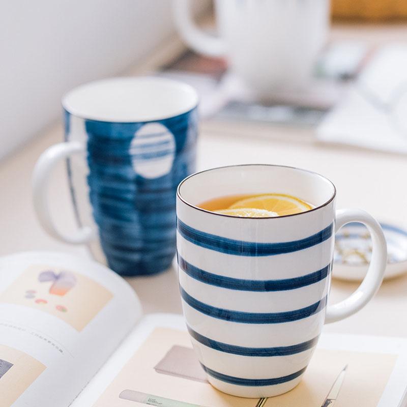 500 ML Japanese Style Ceramic Mug Creative Simple Breakfast Coffee Cup Home Men And Women Tea Gift Cup