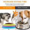 Pet Slow Food Bowl 3-Layers Puzzle Puppy Non-slip Rotating Feeder Reusable Dog Slow Eating Interactive Game Toy Pet Supplies