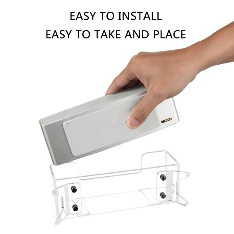 Desktop Acrylic Desk Holder for Portable Speakers with AntiSlip Silicone Feet Speakers Holder Improved Experience