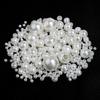 5-300pcs/Lot 6-30mm ABS Imitation Pearl Beads For Jewelry Making Big Hole Acrylic Spacer Beads Diy Bracelet Necklace Wholesale