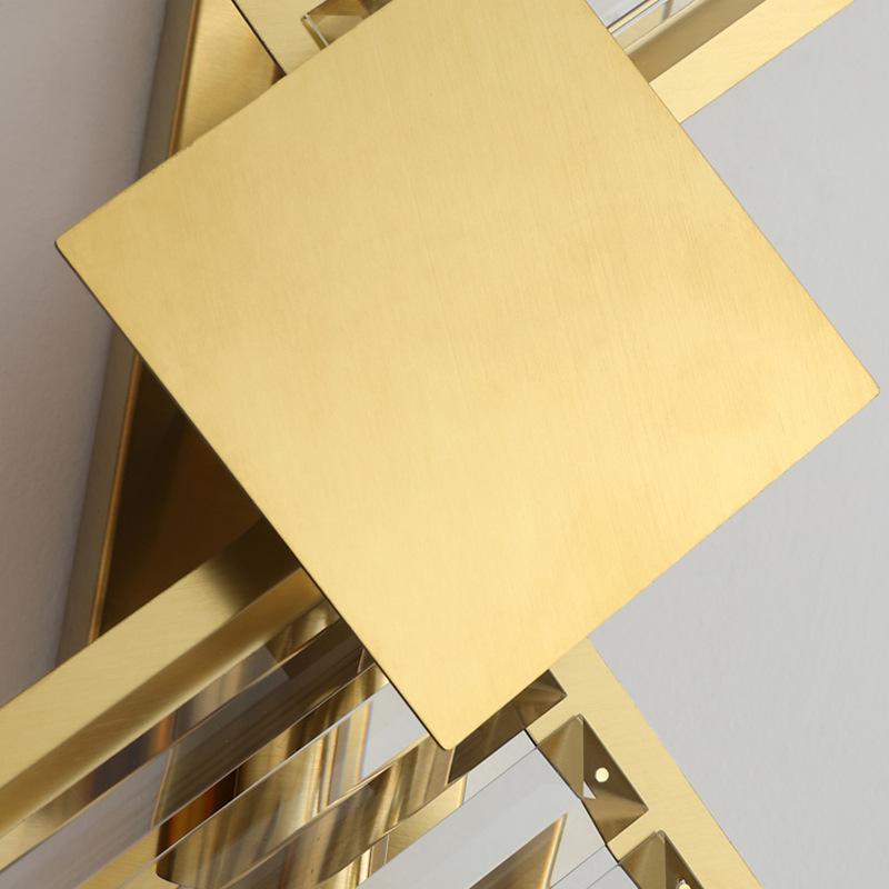 Luxury Led Wall Lamps For Bedroom Corridor Stairs Morden Crystal Sconces Light Living Room Indoor Lighting For Home Art Deco