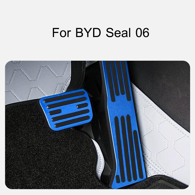 For BYD Seal 06 DMi EV 07 DMi Accelerator Brake Pedal Aluminum Alloy Anti Slip Wear-resistant Foot Pedal Cover Car Accessories
