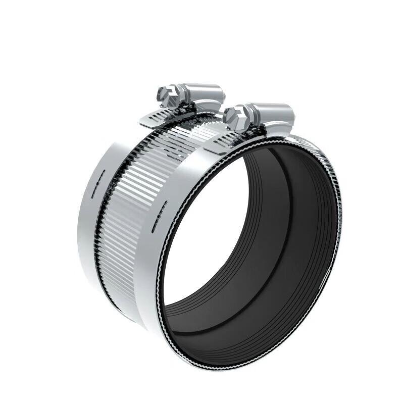 Kaowon 4-inch Stainless Steel Drainage Pipe Clamp Set