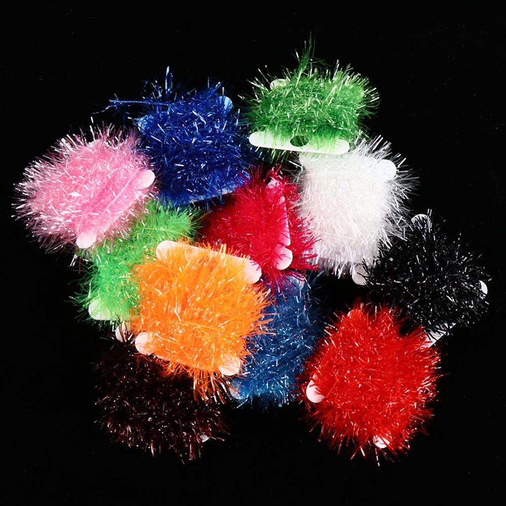 Tying Material For Nymph Sparkle Fly Tying Thread Lures Streamer Ice Chenille Fly Fishing Tinsel