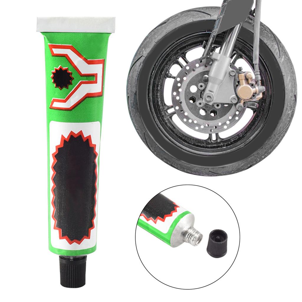 Motorbike Tyre Sealant Motorbike Tire Patch Glue Motorbike Puncture Repair Sealant for Nighttime Repairs Outdoor Riding