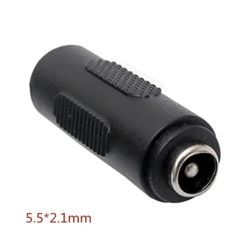 8Pcs DC Plug 5.5*2.1mm Double Male Dual Female Jack Socket DC Connector DC Audio Adaptor