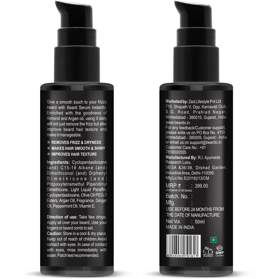 Beardo Bartserum 50ml | Macht den Bart weich, glättet ihn und pflegt ihn