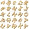 Hot-selling Copper Inlaid with Zirconium 26 English Bubble Letter Pendant DIY Perforated Bracelet Necklace Fat Letter Pendant
