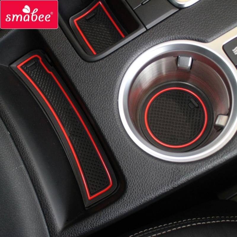 Smabee Anti-Slip Gate Slot Mat for KIA SPORTAGE QL 2016 2017 2018 QL 4th Gen Accessories Rubber Cup Holders Non-slip mats9FE