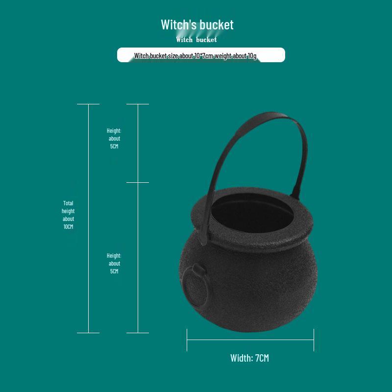 

Хэллоуин KTV Бар Декор: Украшения Скелет, Ведьма, Котел и Конфетница