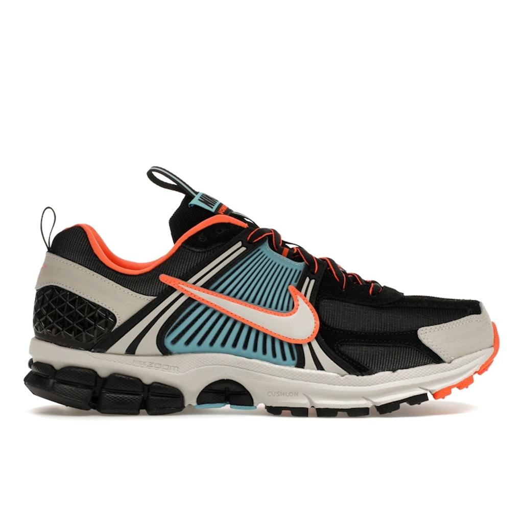 Nike Air Zoom Vomero 5 Blue Gaze Total Orange Women Sneakers Black Light-Bone FZ3963-010