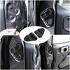 Carbon Fiber Door Screw Cover Trim Protector For Jeep Wrangler JL JT 2018+ 2pcs