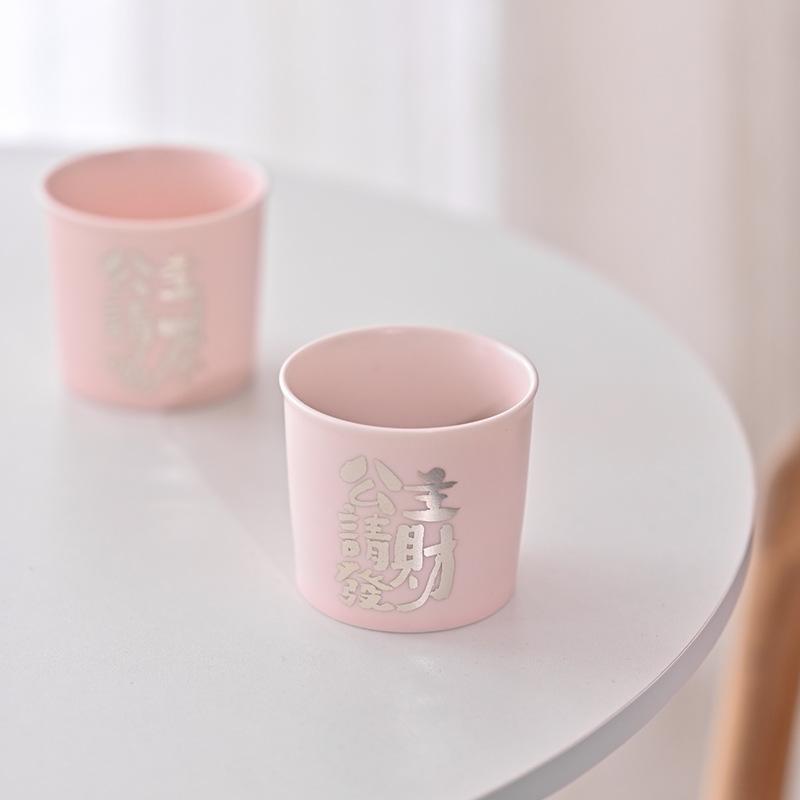 Princess Series Hand Holding Cup Coke Cup Cute Coffee Cup Pink Couple Cup Handwritten Master Teacup