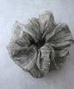VINGTAINE Scrunchie, Organza, Gray, Studs, Stones, Volume, Gorgeous, Chic, Mature, HS-213