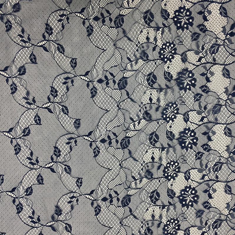 All-Polyester Hollow Flower Non-Elastic Lace Trim for Lolita Wedding Dress or Evening Gown