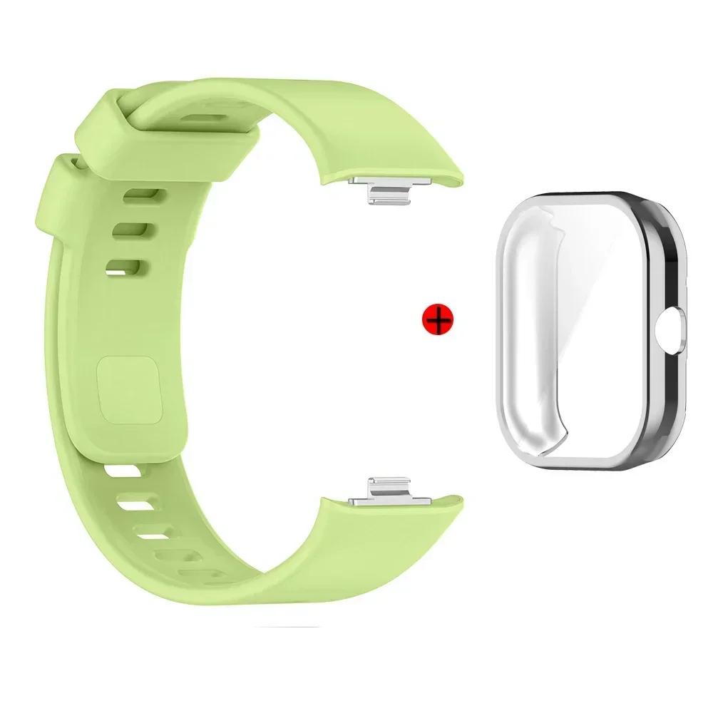 Watchband + Case For Xiaomi Redmi Watch 4 Strap Replacement Silicone Strap For Xiaomi Redmi Watch4 Correa Bracelet Cases Cover