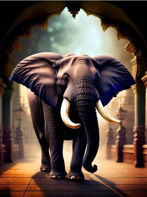 Diamond Painting New Arrivals Colorful Elephant Diy Full Square Round Drill Rhinestone Embroidery Mosaic Cross Stitch Kits Animals Kids Gift JX0014