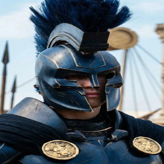 Oud-Griekse Agamemnon Helm – Stalen Trojaanse Oorlog Krijger Pantser, Handgemaakte Odyssey Film Cosplay Helm