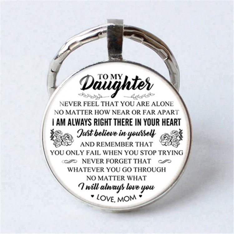 Keychain Accessories Pendant Floral Thanksgiving Text Good Friends Retro Personalized Keychain Gift Pendant