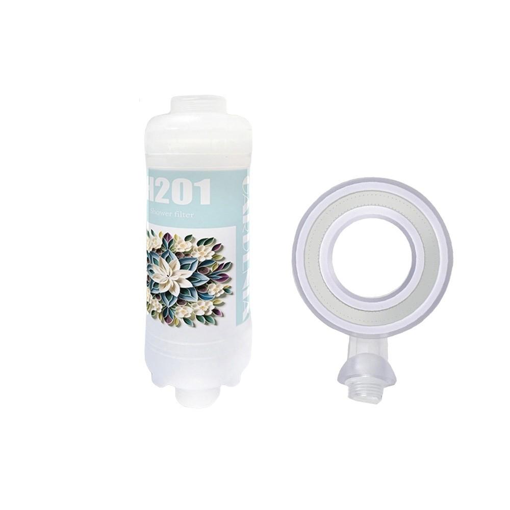 Rose Shower Head Water Filter Dechlorination Mixed with Vitamin C Shower Scented Anti-scaling Filter Impurities Shower Purifier