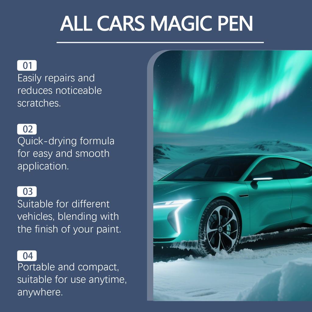 Car Scratch Pen Two In One Paint Care Daily Maintenance 5ml