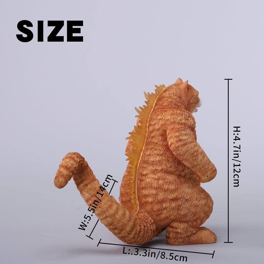 JXK Goji Nyan Durable Polyresin with Intricate Details Funny Cat Gift Pet