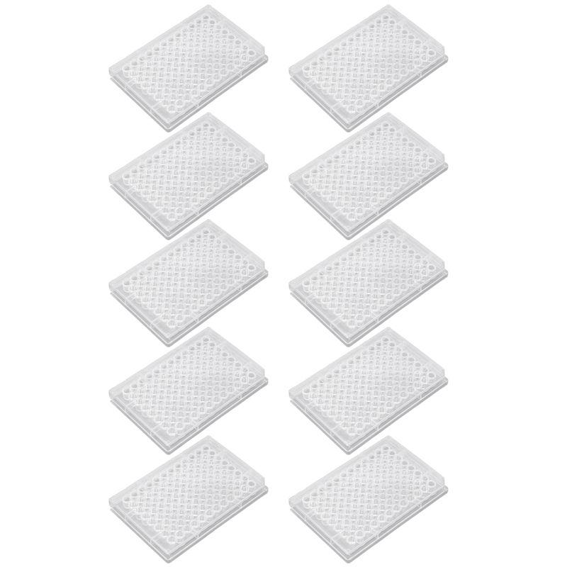 

A60z10pc Tissue Culture Plate 96 Well Clear Polystyrene Cell Growth Culture Plate With Plastic Lid Laboratory Biology Roommay