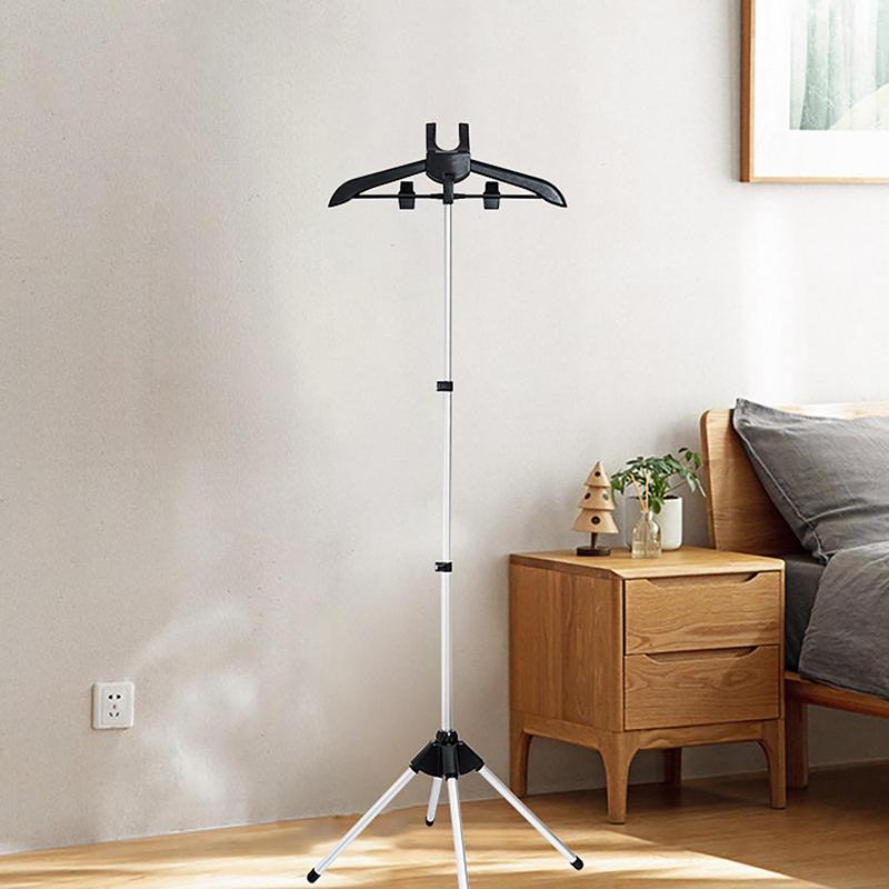 Handheld Garment Steamer Rack Portable Tripod Clothes Drying Hangers Adjustable Height Clothes Display Stand Steamer Bracket
