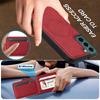 LC.IMEEKE L3 For Samsung Galaxy S21 FE 5G Magnetic Case Detachable Card Holder Leather TPU Mobile Cover