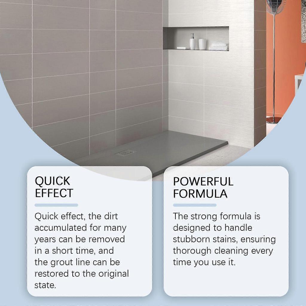 Grout Cleaner, Household Tile Floor Tile Kitchen Toilet Toilet Side Special Waterproof Cleaner